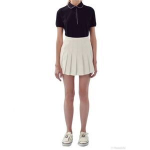 English Factory Pleated Tennis Skort/Skirt with Shorts underneath